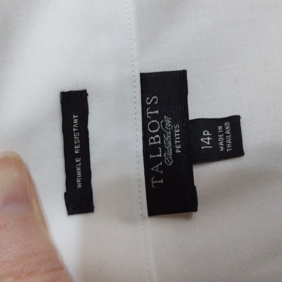 NWOT Talbots French-cuff button-down - so sharp! - Picture 7 of 8